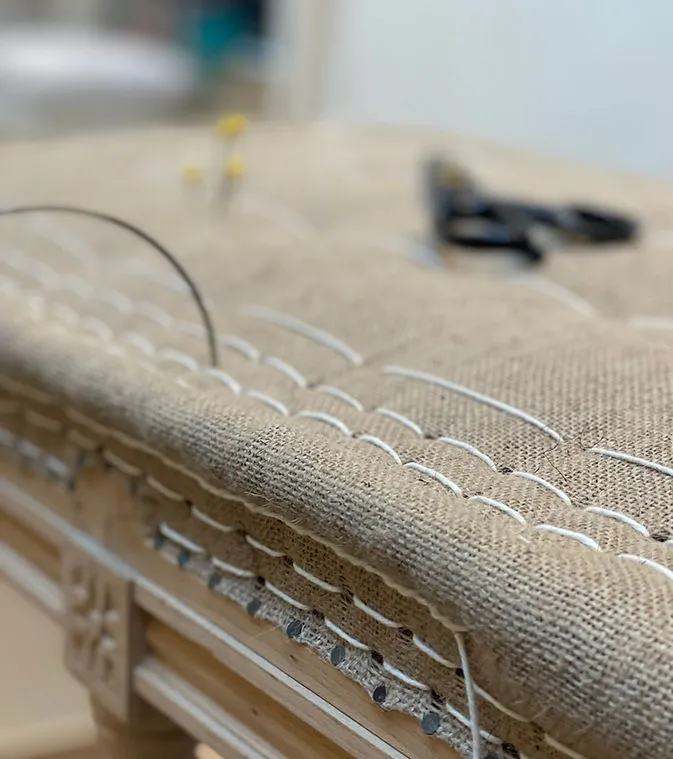 The upholstery workshop